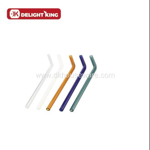 Rusable Glass Drinking Straw for Milk Tea Juice